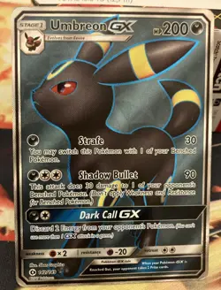 POKEMON TCG UMBREON 142/149 S&M BASE SET FULL ART ULTRA RARE!! HP - Image 1