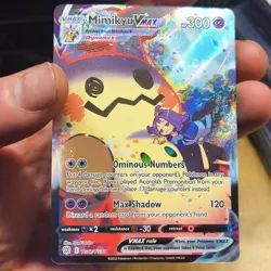 Pokemon TCG Mimikyu VMAX Ultra Rare Holo TG17/TG30 Brilliant Stars English - Image 1