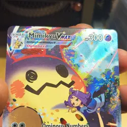Pokemon TCG Mimikyu VMAX Ultra Rare Holo TG17/TG30 Brilliant Stars English - Image 2