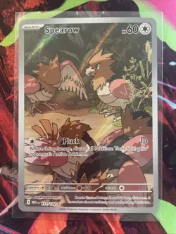 Pokemon TCG Spearow 151/132 Illustration Rare Mega Evolution Near Mint Condition - Image 1