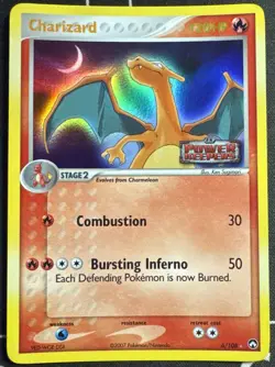 Pokemon Charizard-6/108-Ex Power Keepers-Stamped- Holo ENG- Excellent - Image 1