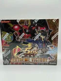 2011 YuGiOh! Extreme Victory 1st Edition Booster Box 24 packs corner dent - Image 1