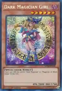 Near Mint, English Yu Gi Oh Dark Magician Girl - MP22-EN268 - Prismatic Secret R - Image 1