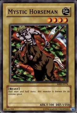 Mystic Horseman - MRD-E076 - NM - YuGiOh - Image 1