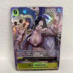 One Piece TCG OP-14 Boa Hancock SR OP14-112 Parallel The Azure Sea’s Seven NM/M - Image 1