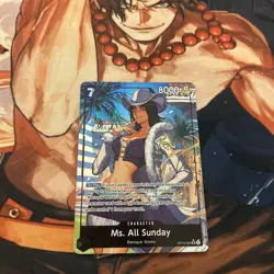One Piece CCG Ms. All Sunday OP14-084 Alt Art SR - English - PACK FRESH MINT - Image 1