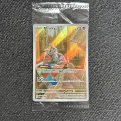 Mimikyu SVP 075 Sealed Promo Paldean Fates Pokemon TCG Black Star - Image 1