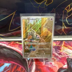 SEALED Mimikyu SVP 075 Paldean Fates Full Art Holo Black Star Promo Pokemon TCG - Image 1