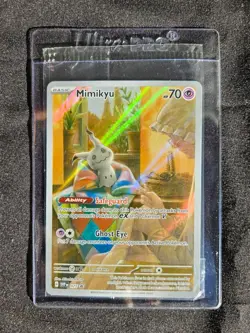 New SEALED Mimikyu SVP 075 Paldean Fates Black Star Promo Pokemon TCG - Image 1