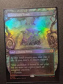 Overgrown Tomb (Borderless) Lorwyn Eclipsed Foil - Image 1