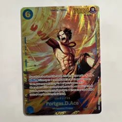 One Piece TCG Carrying On His Will - Portgas D Ace OP13-119 SEC - NM - Image 1