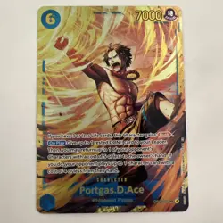 One Piece TCG Carrying On His Will - Portgas D Ace OP13-119 SEC - NM - Image 1