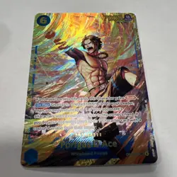 One Piece TCG Carrying On His Will - Portgas D Ace OP13-119 SEC - NM - Image 3
