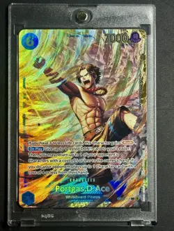 One Piece TCG OP13 Portgas D Ace OP13-119 English SEC Carrying On His Will - Image 1