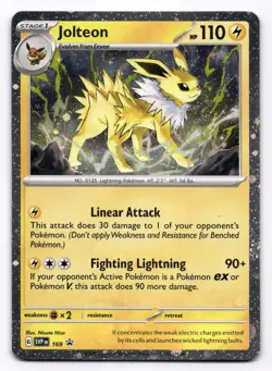 Jolteon - (Cosmos Holo) SV: Scarlet & Violet Promo Cards - Pokemon NM 169 - Image 1