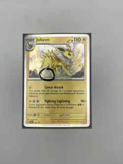 *SWIRL* Jolteon - (Cosmos Holo) Rare SV: Scarlet & Violet Promo Cards 169 NM - Image 1