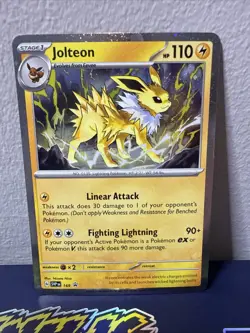Jolteon - (Cosmos Holo) Rare SV: Scarlet & Violet Promo Cards 169 NM - Image 1