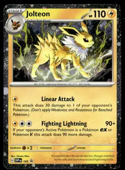 Jolteon - (Cosmos Holo) SV: Scarlet & Violet Promo Cards 169 NM Pokemon TCG - Image 1