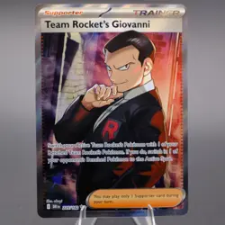 Team Rocket's Giovanni 225/182 Ultra Rare SV10: Destined Rivals Pokemon TCG NM - Image 1