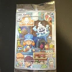 Pokemon TCG Vanillish 190/182 Holiday Calendar 2025 Festive Stamp Promo Card - Image 1