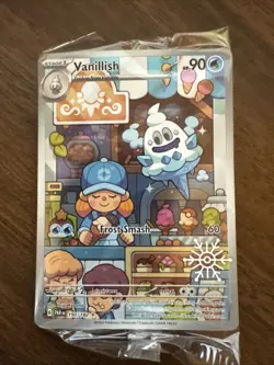 Pokemon Vanillish 190/182 2025 Holiday Calendar Stamped Promo SEALED - Image 1
