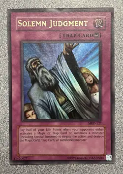 Solemn Judgment MRD-127 Metal Raiders Ultra Rare Unlimited Edition MP-HP - Image 1