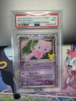 2021 Pokemon Celebrations Mew Ex-Holo Classic Collection- #88/92 PSA 9 MINT - Image 1