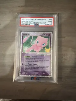 Pokemon 2021 Mew ex 88/92 Holo 25th Stamp Celebrations Classic Collection PSA 9 - Image 1
