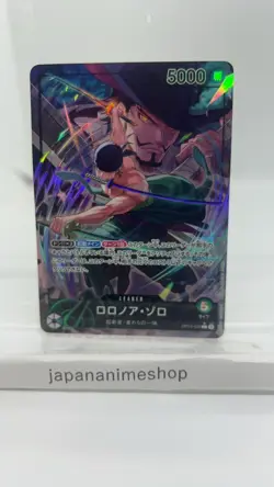 Roronoa Zoro (Alt Art) OP12-020 L Legacy of the Master - ONE PIECE Card Japanese - Image 1