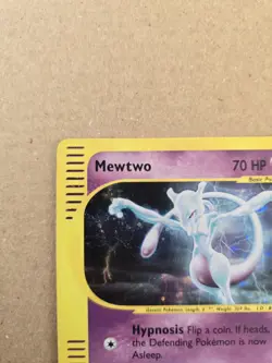 Pokemon Mewtwo Card 20/165 Holo Rare Expedition Base Set - Image 4