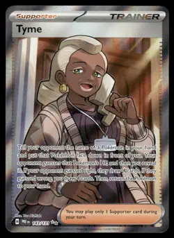 Pokemon Cards Tyme 143/131 Prismatic Evolutions Ultra Rare Full Art NM - Image 1