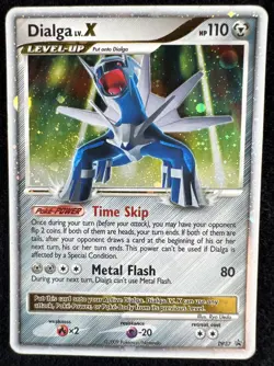 Dialga Lv. X DP37 Black Star Promo Holo 💫SWIRL Pokemon Card - MP - Image 1