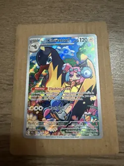 Pokemon TCG Iono's Kilowattrel Card Journey Together IR 163/159 - Image 1