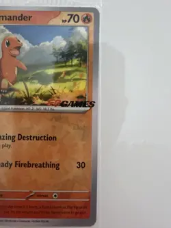 Charmander 004/165 Pokemon 151 EB Games Stamped Promo Pokemon Card Sealed - Image 4