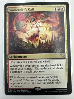 MTG Warleader's Call 242 LP - Murders at Karlov Manor Magic The Gathering Card - Image 2