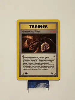 Mysterious Fossil 1st Edition Pokemon Card - 62/62 - Fossil - LP - Image 1