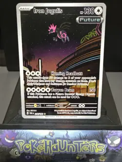 Pokemon Card Iron Jugulis 216/182 Paradox Rift Illustration Rare Light Play - Image 1