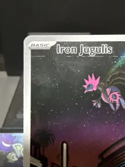 Pokemon Card Iron Jugulis 216/182 Paradox Rift Illustration Rare Light Play - Image 3