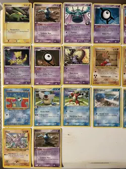Vintage Pokemon Card Lot Of 17 Regular Non-Holo Rares Various Sets 1999-2009 - Image 2