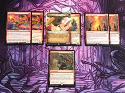 MTG Lorwyn Eclipsed Red Bundle - Meek Attack & Rare Cards - (ALL PICTURED CARDS) - Image 1