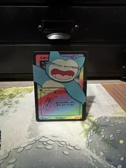 Pokederp BREAKOUT Chubbs Holo 3/8 - Snorlax Pokemon Derpy Fan Art Card - Image 1