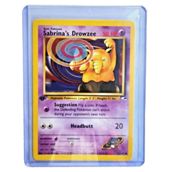 Sabrina's Drowzee 92/132 Pokemon TCG 1st Edition Gym Heroes NM Vintage 2000 Card - Image 1