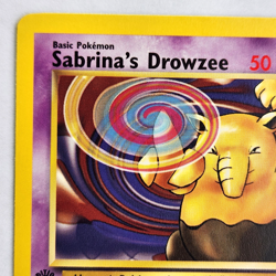 Sabrina's Drowzee 92/132 Pokemon TCG 1st Edition Gym Heroes NM Vintage 2000 Card - Image 3