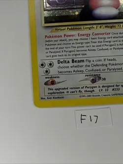 Pokemon TCG Porygon2 Neo Revelation Holo Rare Card 12/64 LP - Image 2