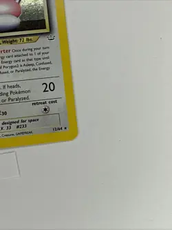Pokemon TCG Porygon2 Neo Revelation Holo Rare Card 12/64 LP - Image 3