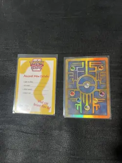 Pokemon TCG Ancient Mew Holo Movie Promo Card 1999-2000 DMG - Image 2