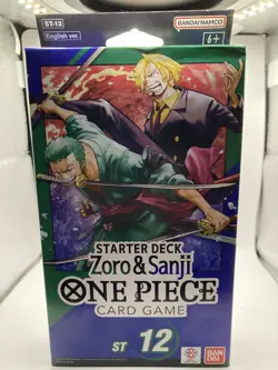 ONE PIECE CARD GAME - ZORO AND SANJI - ST 12 STARTER DECK ENGLISH New SEALED - Image 1