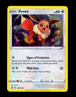 2020 Pokemon EEVEE Black Star Promo COSMOS HOLO Foil Rare Set Card #SWSH042 MINT - Image 1