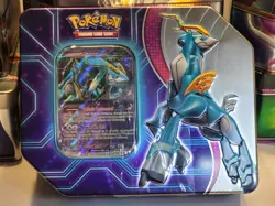 Pokemon TCG Paradox Destinies Iron Crown EX Tin Factory Sealed 5 Packs Cards + - Image 2