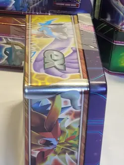 Pokemon TCG Paradox Destinies Iron Crown EX Tin Factory Sealed 5 Packs Cards + - Image 5